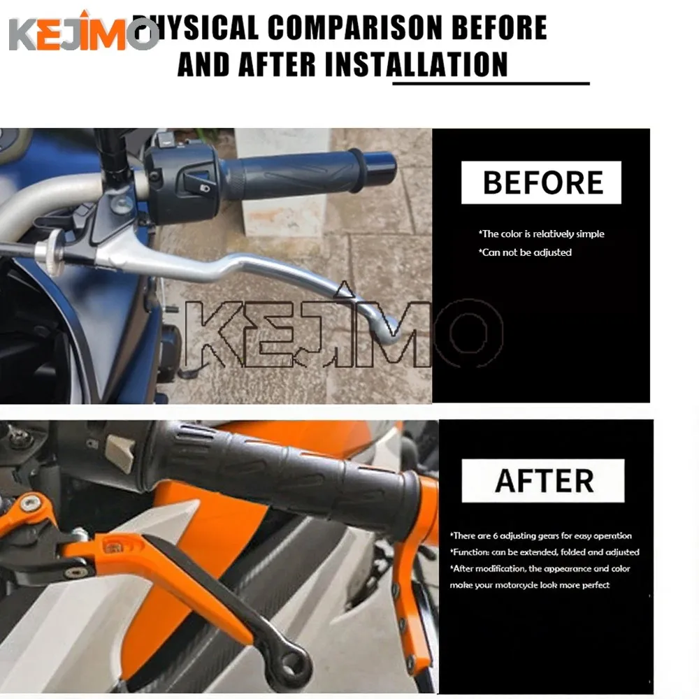 Motorcycle Adjustable Handle Folding Brake Clutch Levers For KTM 390DUKE 2012 - 2020 2021 2022 2023 2024 390/Duke 390 DUKE 2025