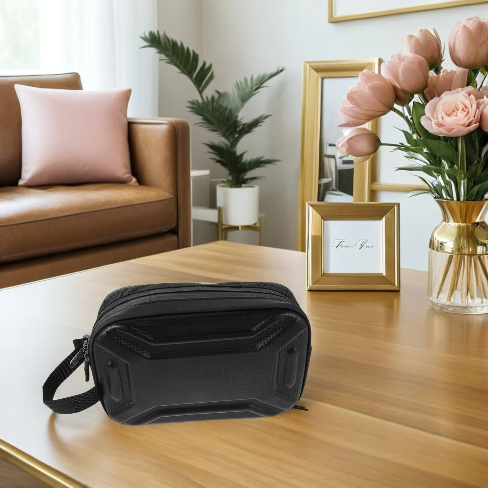 

Bike Handlebar Bag Bicycle Front Frame Hard Shell Storage Pouch Compatible for Mountain Road Electric Scooter Cycling