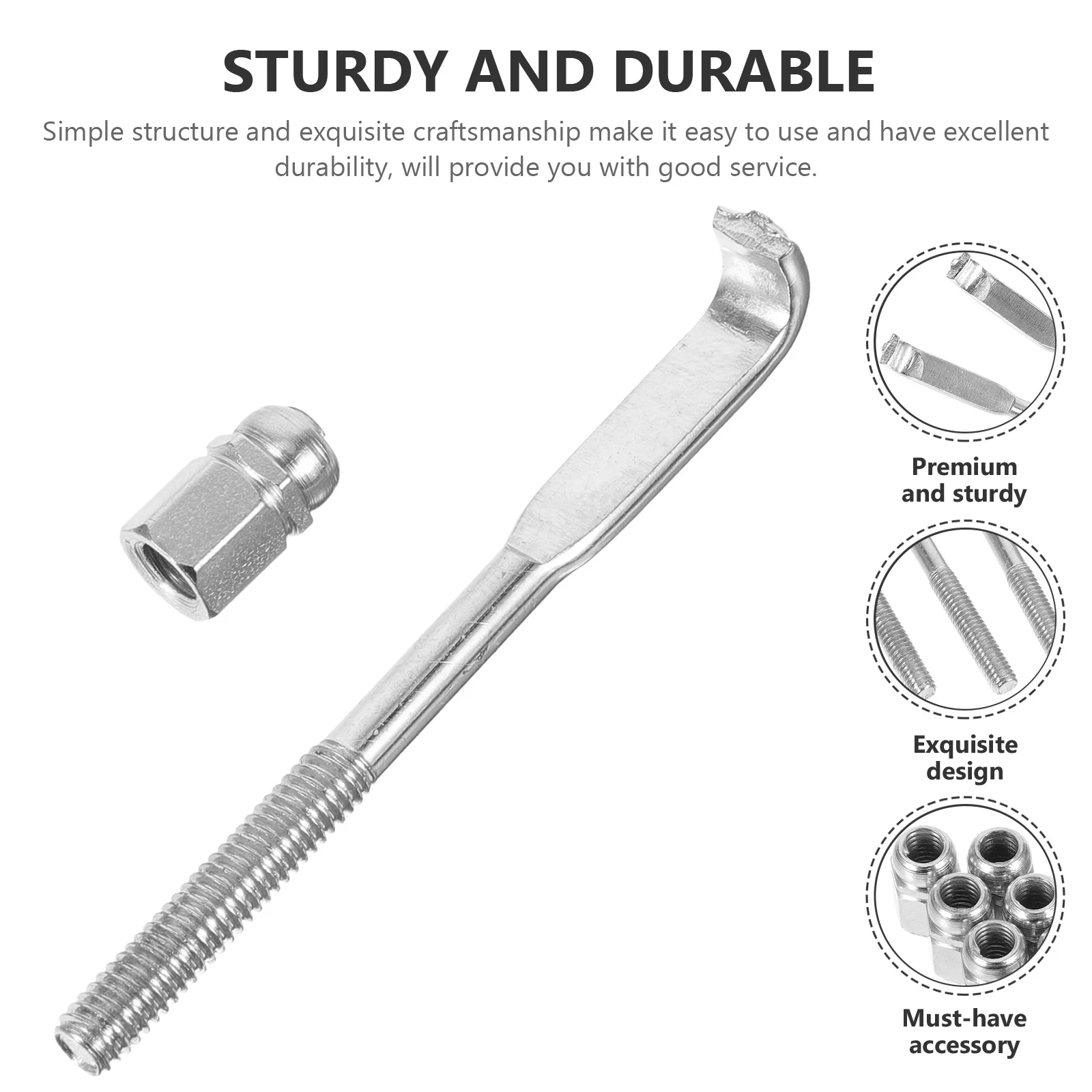 

24Pcs Banjo Hook Accessories Precision Crafted Small Hooks for Instrument Repair Modern Vintage Banjo Parts Reliable