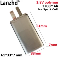 3.7V high rate polymer lithium Suitable for Mini 3, 3 Pro Cell flight battery drone power cell 703361 2200mAh 61*33*7mm