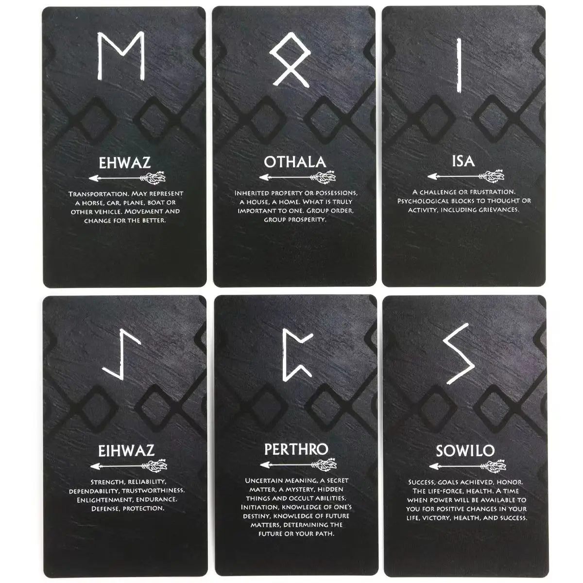 Runas Oracle Deck 26 Pcs Cartões 10,3*6cm Ilumine sua vida e transformação manifesto