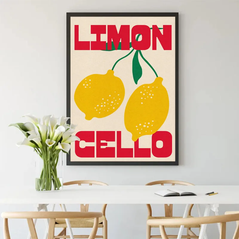 Vintage Food  Poster Food Text  Art Vintage Restaurant Canvas Printing Poster Wall  Art Decoration Painting Home Room Decoration