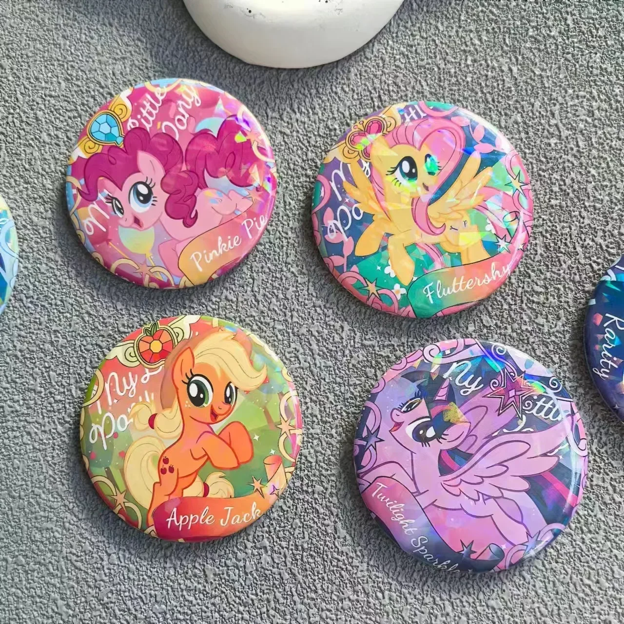 Kawaii Anime My Little Pony Anstecknadeln Emaille-Broschen Niedliche Abzeichen für Rucksäcke Schmuck Fans Geschenke Accessoires Dekoration – Detail 4
