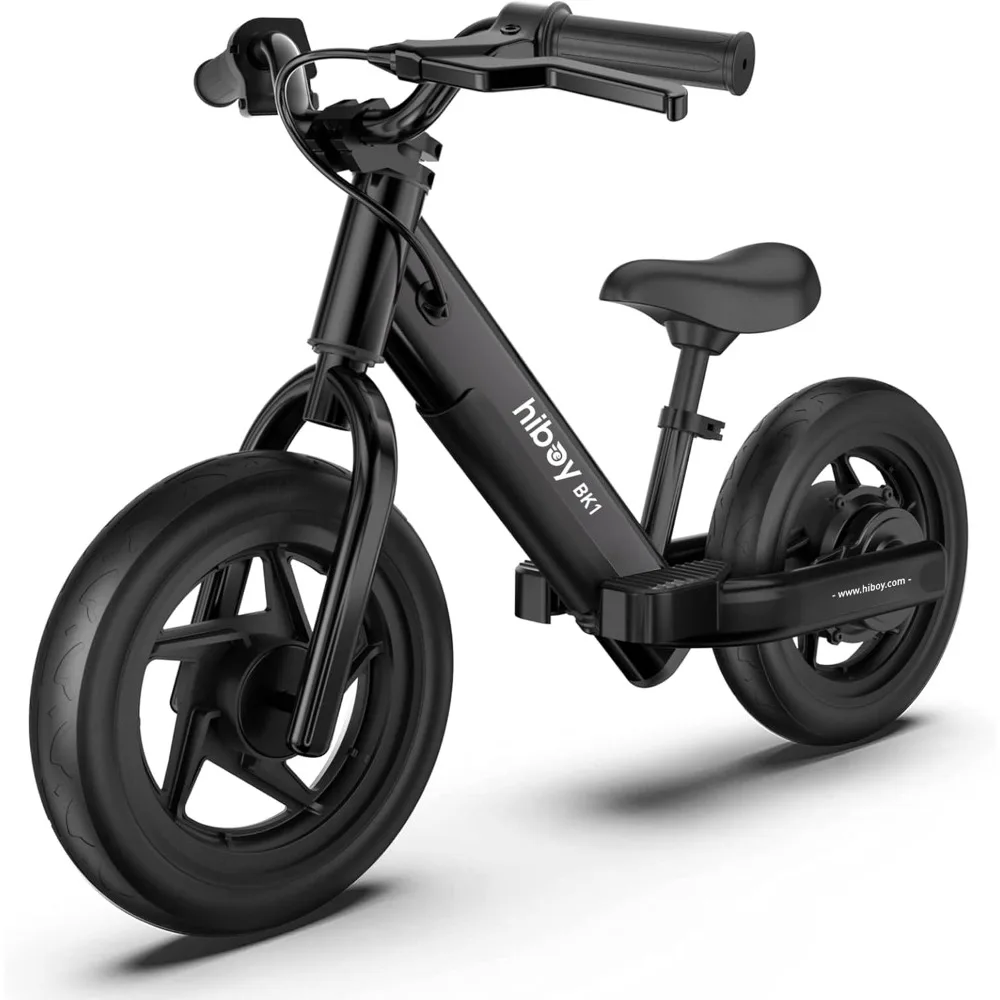 

BK1 Electric Bike for Kids Ages 3-5 Years Old, 24V 100W Electric Balance Bike with 12 inch Inflatable Tire and Adjustable Seat