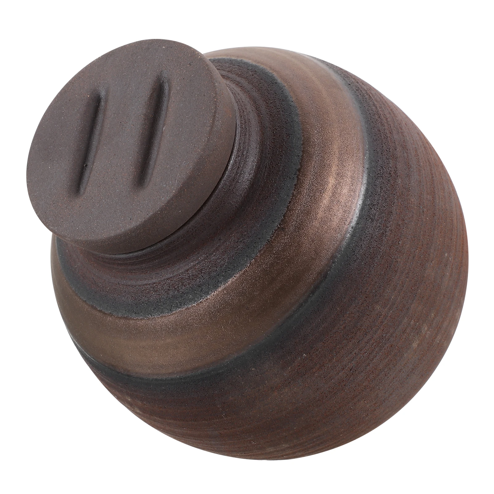 

Ceramics Grain Canister Sealed Storage Container Brown Multipurpose Food Jar for Coffee Sugar Dry Food Storage