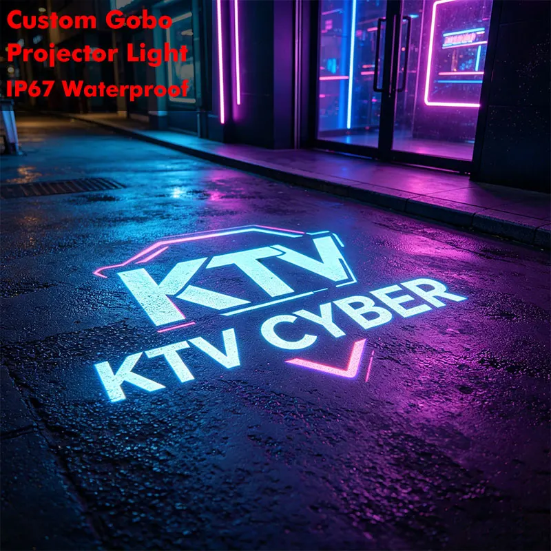 

Custom Gobo Projector Light, Personalized LED Stage Light with Custom Pattern for Wedding Party KTV Bar Event Decor
