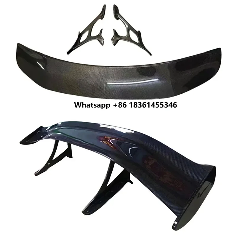For W205 Series Vehicles Real Carbon Fiber Rear Trunk Lid Spoiler Wing