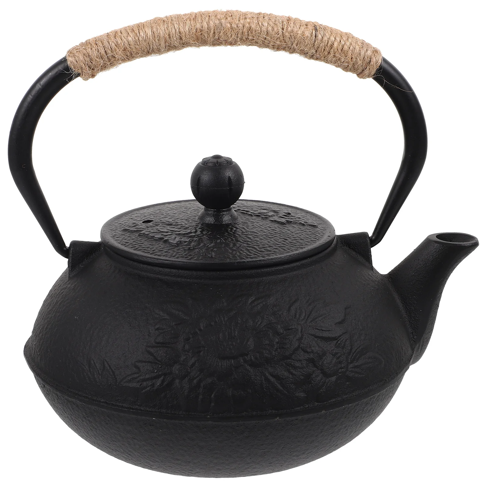 

Cast Iron Teapot Lightweight Stove Water Kettle For Tea Coffee Oatmeal Soup Kitchen Cookware Tool Household