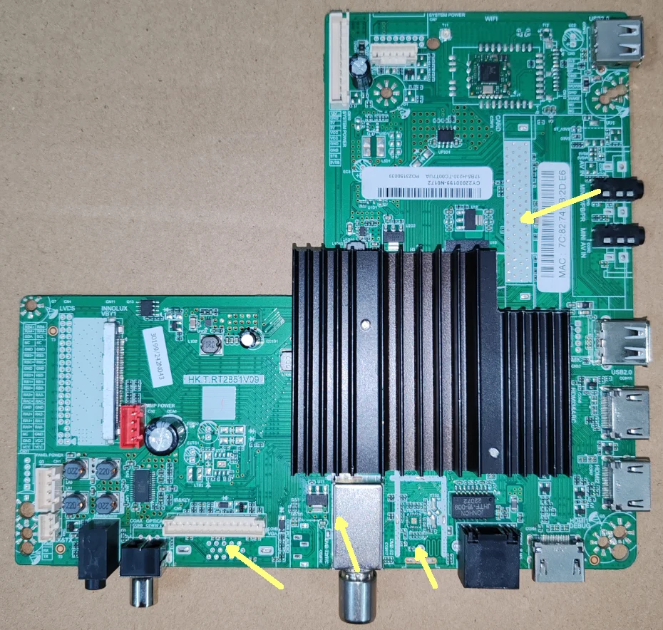 hktrt2851v09-4k-wifi-network-tv-motherboard-2-specifications-physical-photos-tested-shipped