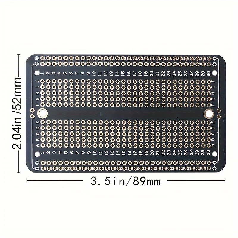 5 قطعة 5.2x8.9 سنتيمتر القياسية الدائمة اللوح لحام لوحة دارات مطبوعة النموذج مجلس Protoboard Diy بها بنفسك النموذج الالكترونيات لاردوينو
