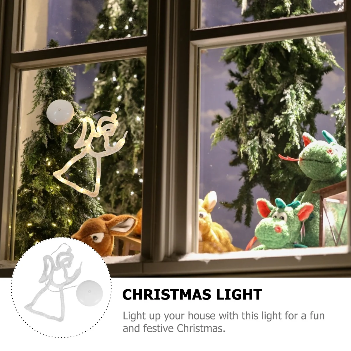 

Christmas Window Sucker Design Hanging Light Modern Chic Style Romantic Warm Bar Restaurant Showcase