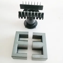 5 Sets EC42/ETD42/ER42/EC44/ETD44/ER44 Ferrite Core + Bobbin Magnetic Cores Mn-Zn PC40 Ferrites For Transformer Inductor