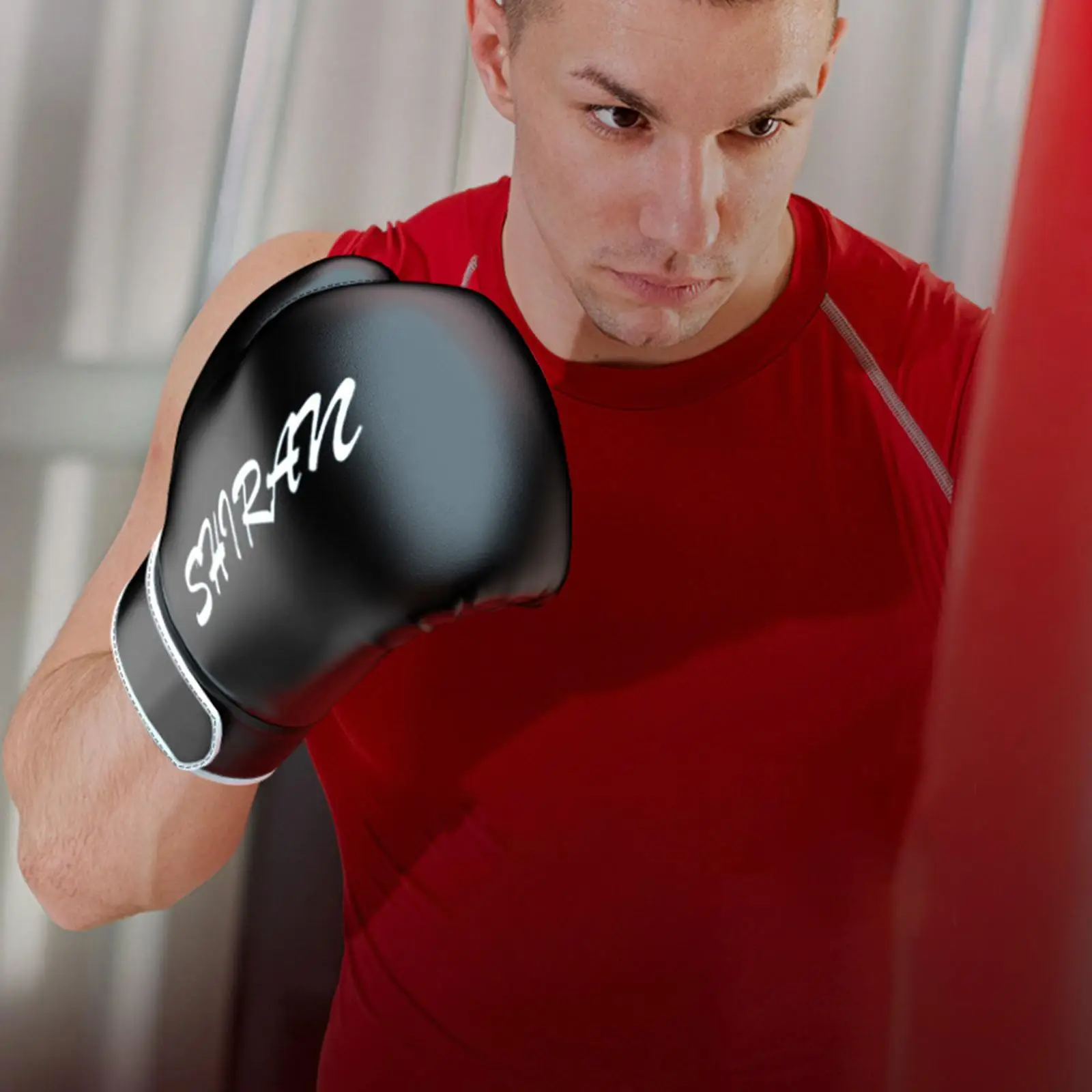 Breathable Boxing Gloves Durable Padded Sparring Gloves for Muay Thai MMA Martial Arts Training at Home