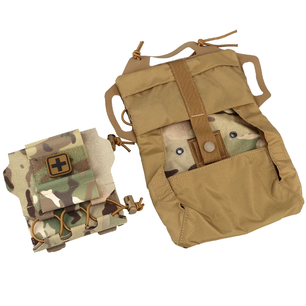 IFAK-bolsa médica táctica MOLLE, Kit de primeros auxilios de despliegue rápido, supervivencia, caza al aire libre, bolsa de emergencia, Kit médico para acampar