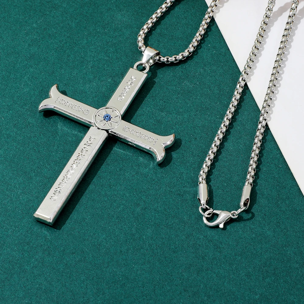 

Модные классические мультфильмы аниме Дракулы Михоке крест меч кулон игрушки для колье мужские подарки