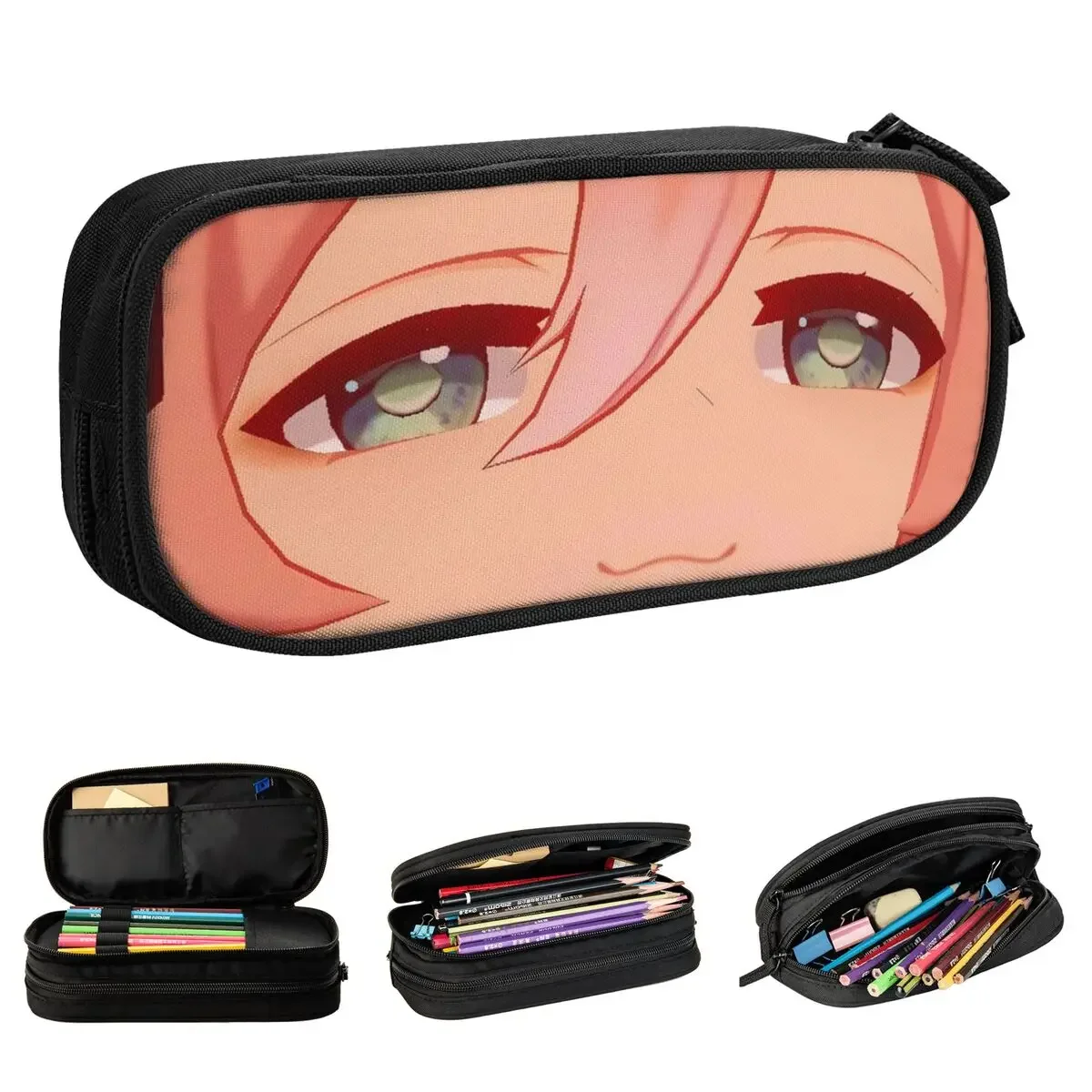 

Yanfei Smug Genshin Impact пеналы креативные сумки-держатели для ручек детские большие офисные подарочные пеналы для хранения