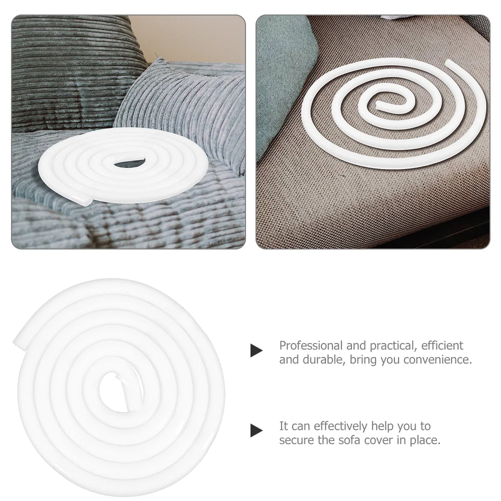 Juste de canapé avec bandes anti-ald, housse de canapé, mousses, poignées 4,3 ker, rembourrage de coussin, blanc