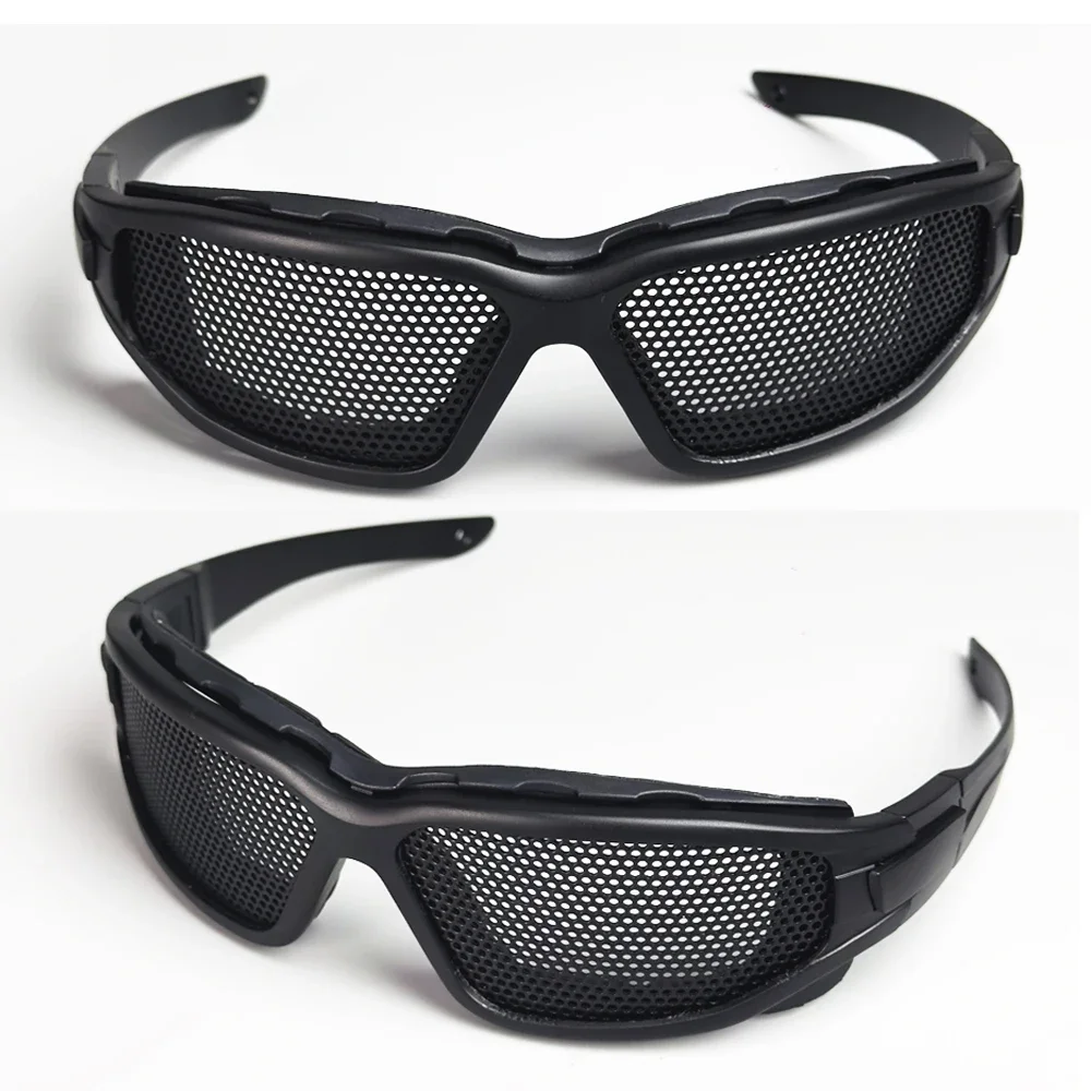 Tactical Glasses Military Goggles Shooting CS Sports Glasses Paintball Hunting Steel Mesh Anti Impact Safety Protective Goggles