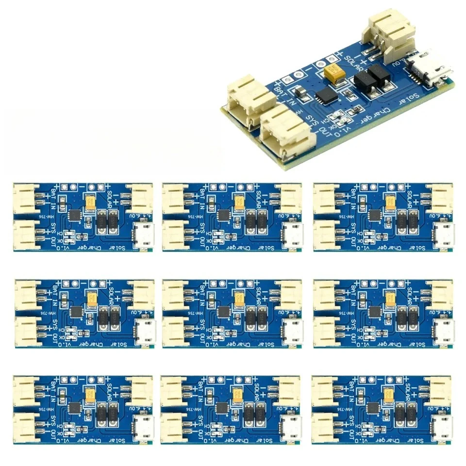 2/5/10PCS CN3065 Mini Solar Lipo Charger Board Lithium Battery Charge Chip DIY Application Kit Charging Board Module