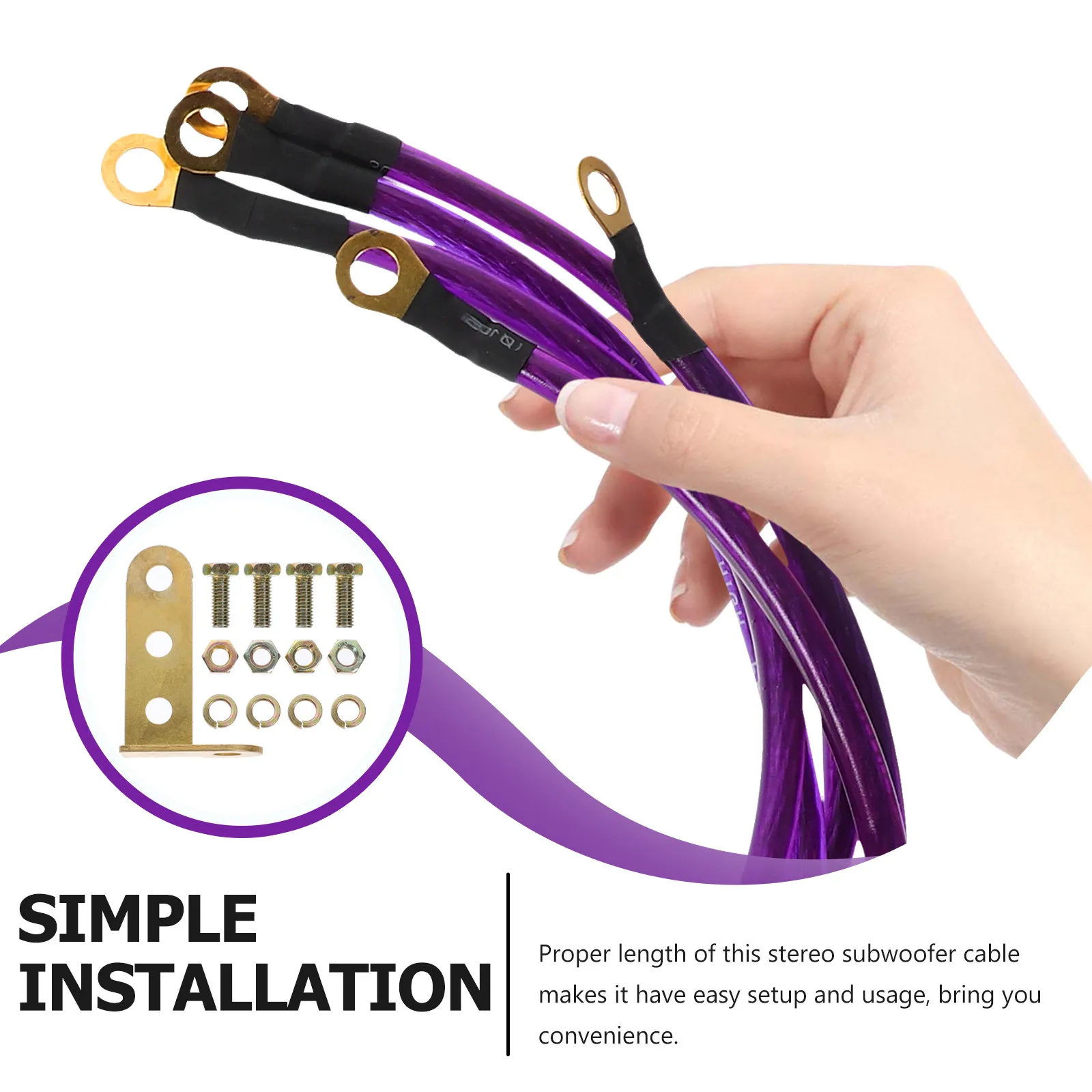 5Pcs Audio Cables P…