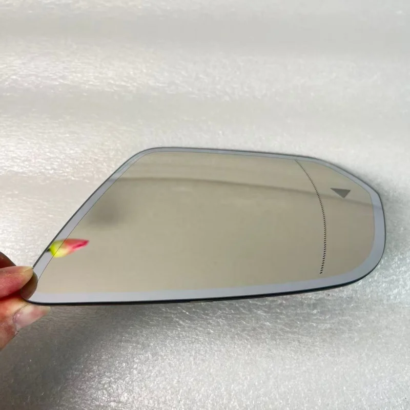 Auto‑Dimming Heated Blind Spot Warning Mirror Glass For Mercedes‑Benz GLE W167 GLS 2020‑2023 G‑Class W464 2019‑ Side Rearview Re