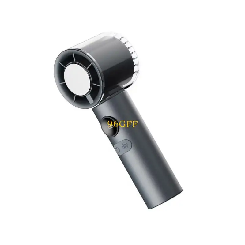 96GF Rechargeable Cooling Fan Handheld Fan with 3000mAh Battery Plastic Texture Perfect for Outdoor Camping and Working