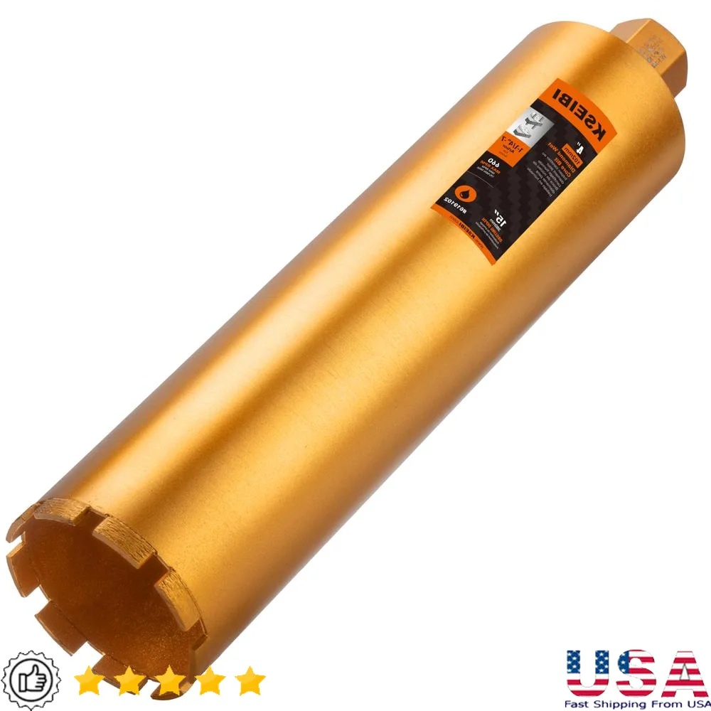 Core Drill Bit 4-Inch Concrete Masonry Granite 16