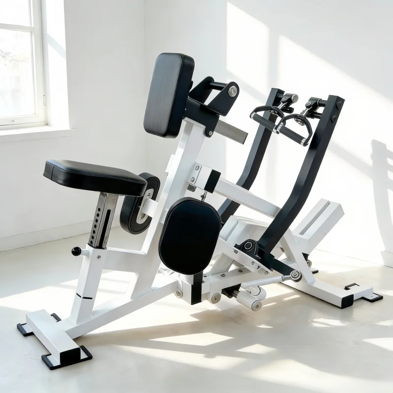 Commercial Steel Plate Loaded Safety Shoulder Press Back Extension Trainer Prone Rowing Machine for Back Arms & Chest Training