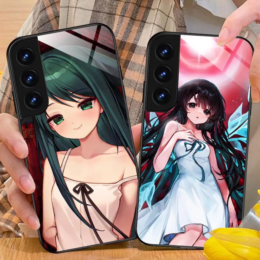 

Saya no Uta Glass Mobile Phone Case for Samsung Galaxy S26 S25 S24 S23 S22 S21 S20 Note20 Plus FE Ultra Colorful Cover