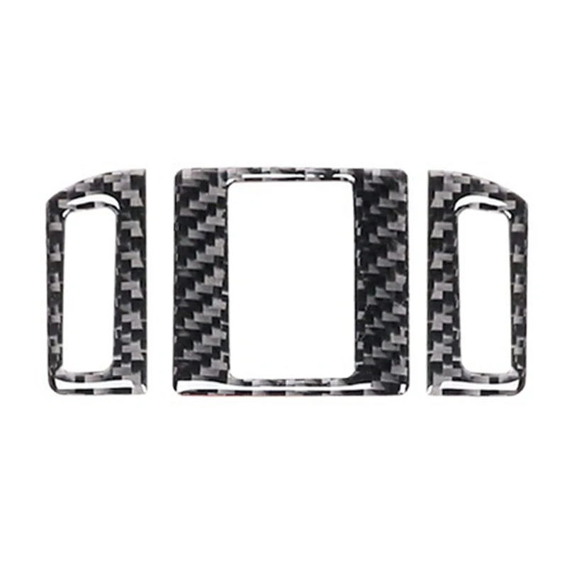 Car Carbon Fiber Center Control Air Conditioning Vent Outlet Frame Decor Cover Trim For Toyota 4Runner N280 2010-2020