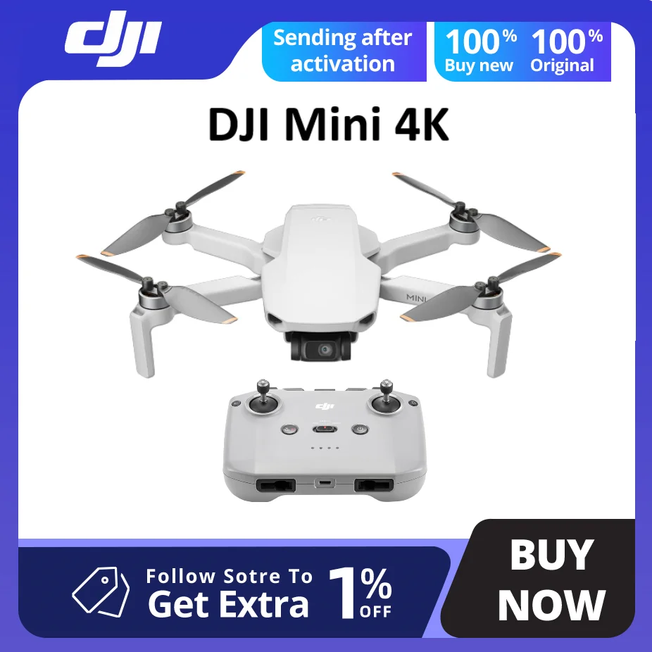 DJI Mini 4K Drone Standard Set 4K/30fps HDR  FHD Video Transmission Original Brand New in Stock