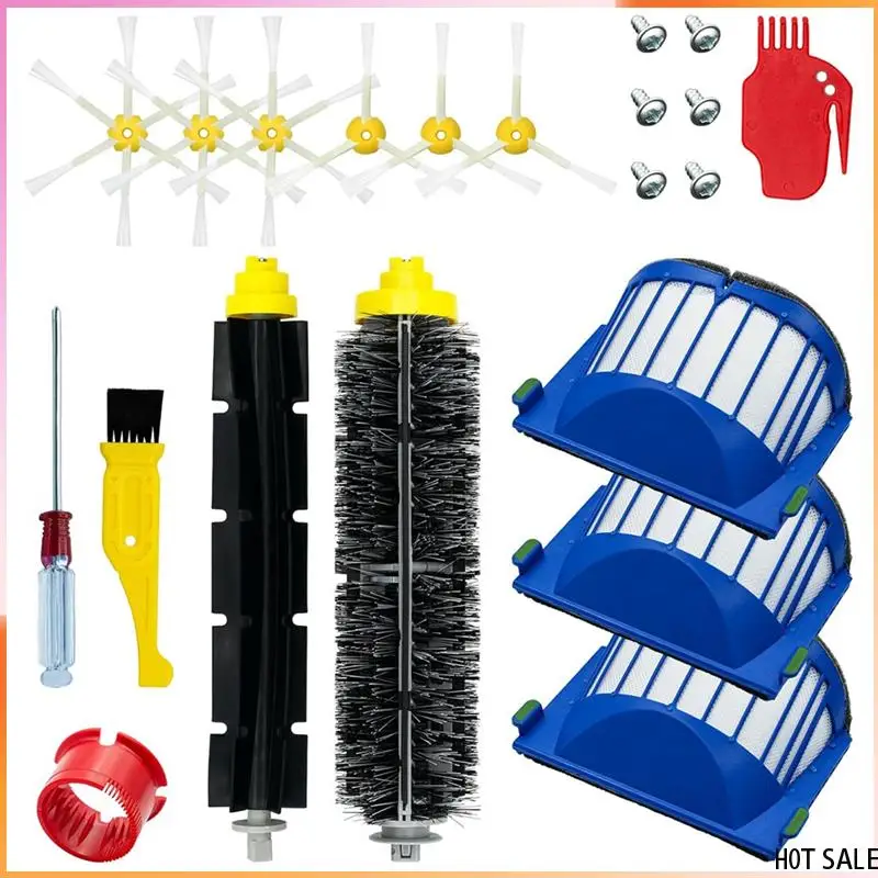 A24R الأسطوانة فرشاة الجانب فرشاة تصفية قطع الغيار ل اي روبوت رومبا 600 سلسلة 610 620 630 645 650 655 660 680 500 سلسلة روبوت Va