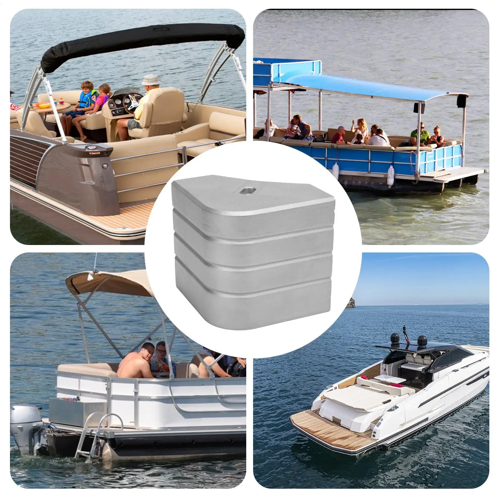 قبعات زاوية من الألومنيوم على شكل قارب عائم، قبعات زاوية قارب من الألومنيوم شديدة التحمل، مصدات أمان للحواف لمستخدمي الأعمال في المنزل