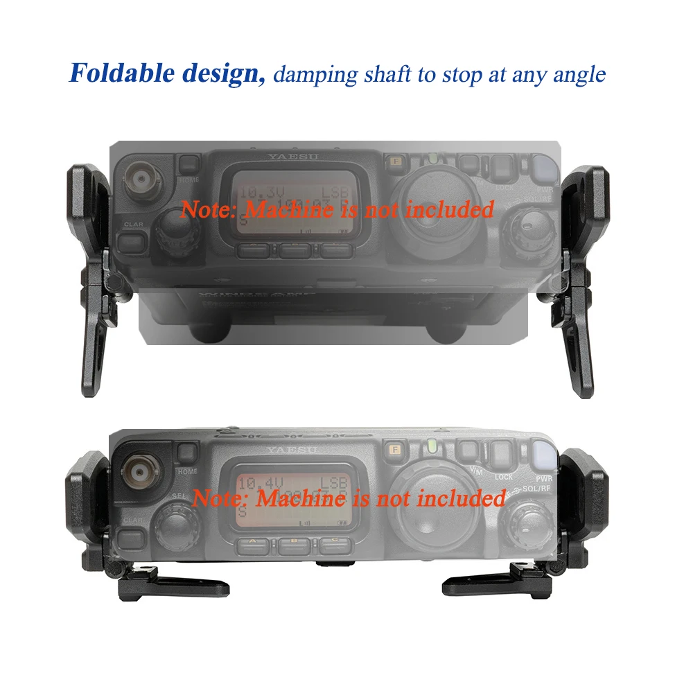 Staffa per piede in lega di alluminio Supporto per Pterosauri per YAESU FT-818ND 817ND FT-817 FT-818 HF Ham Radio
