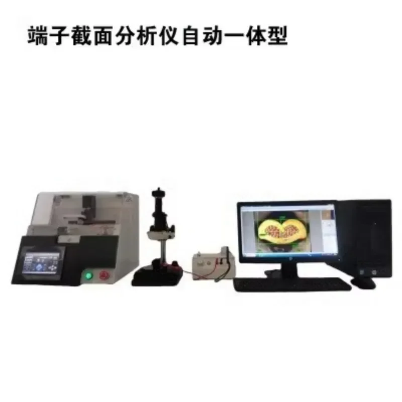 자동 단자 분석기 단자 하네스 프로파일 감지기 연마 및 절단 테스터