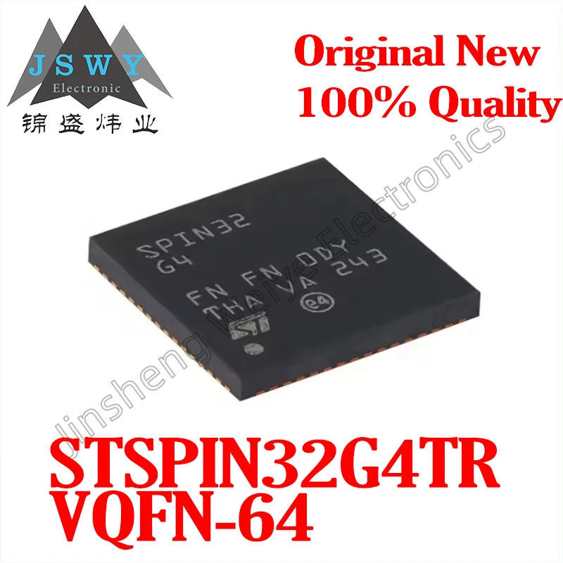 

(1/10 Piece) STSPIN32G4TR STSPIN32G4 VQFN64 3-Phase Motor Driver Chip Brand New Original Stock Ships Fast!