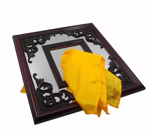 الحرير من خلال مرآة خدعة سحرية منديل من خلال الزجاج الوهم المرحلة عن قرب ماجيا للتحايل الدعامة للسحرة