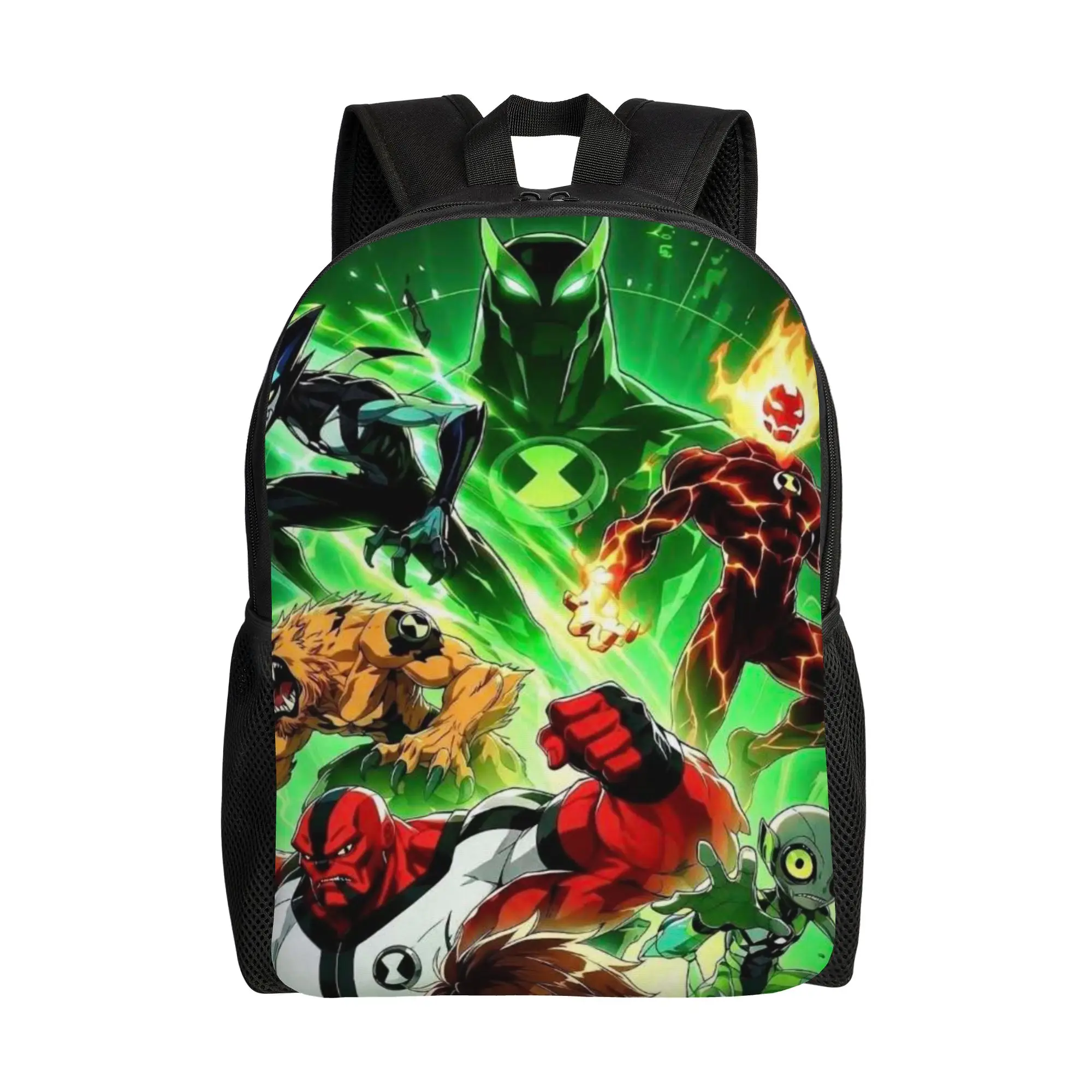 Ben 10 College Bag Back to school season Ben10 Anime Alien Heroes Collage  Vintage Backpack