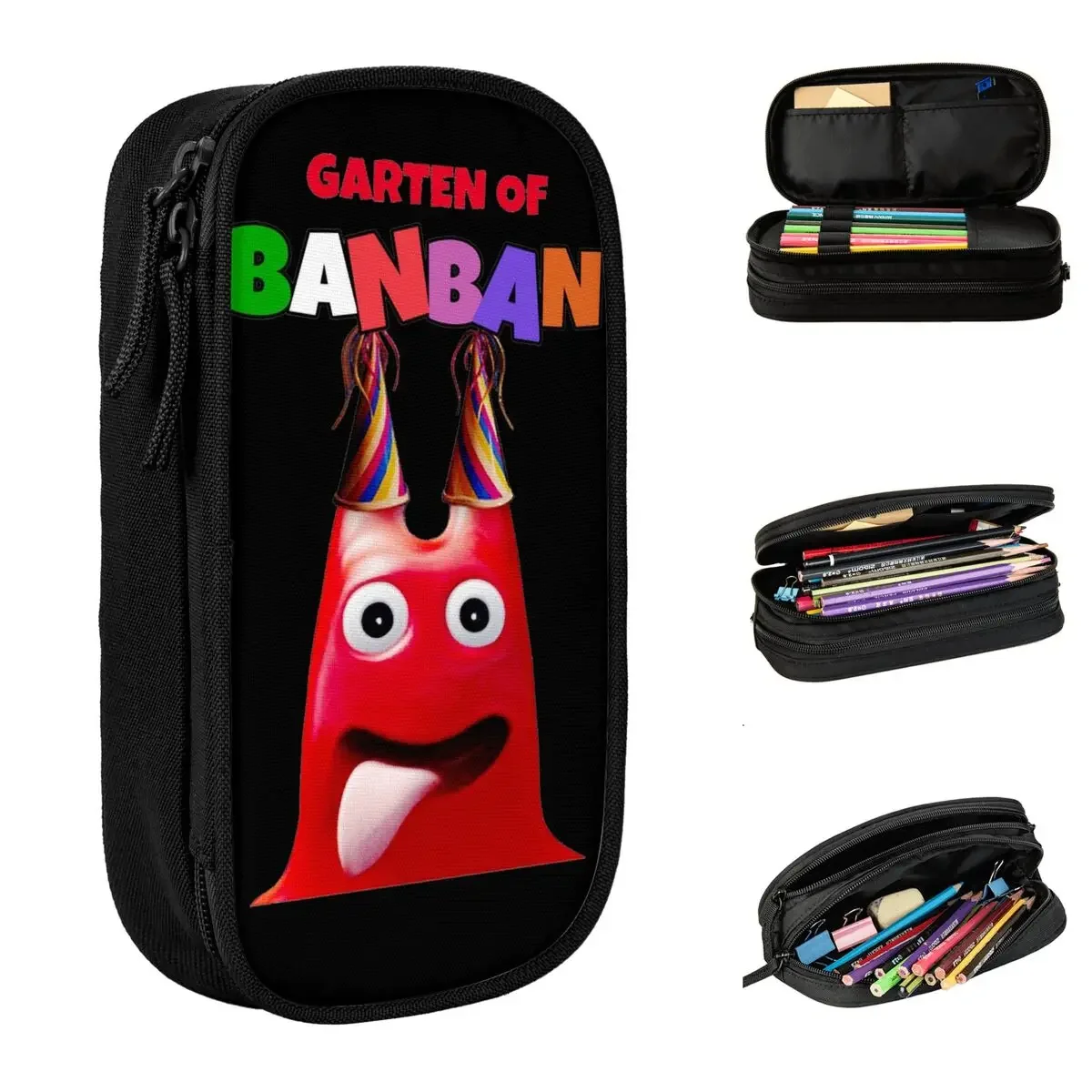 Fun Game Garten Of Banban Pencil Case Pencil Box Pen Holder Kids Large Storage Bags Students School Cosmetic Stationery