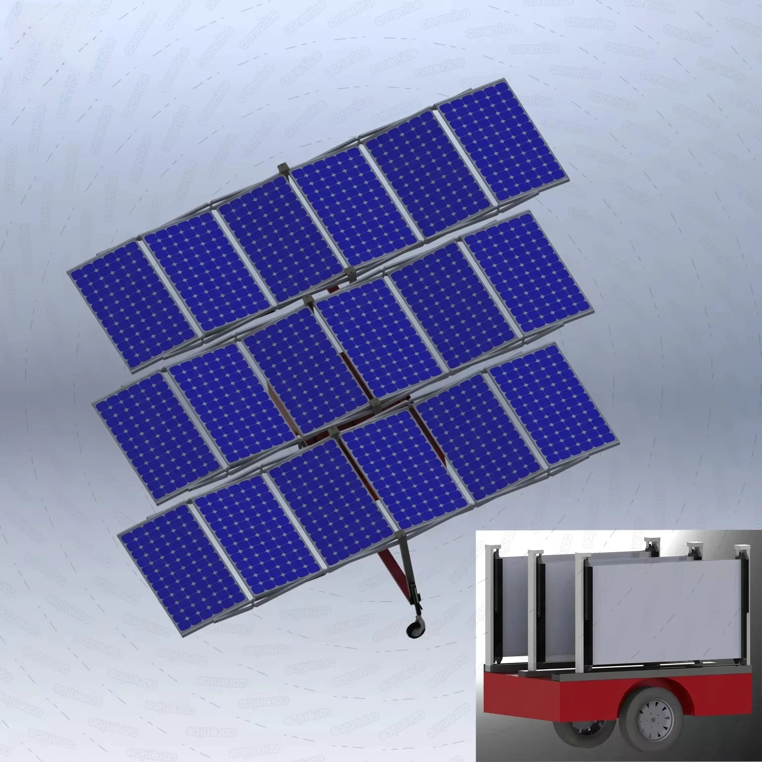 Portable Solar & Wind Energy System Waterproof 1000 Watt Battery Generator with PV