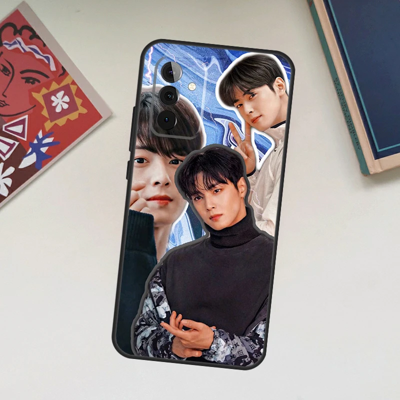 Cha un Woo attore coreano singer Case per Samsung Galaxy A34 A54 A14 A24 A53 A33 A13 A52 A32 A22 A12 A71 A51 A15 A25 Coque