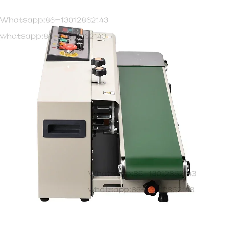 2026  new FR-1000 Horizontal Continuous Strip Solid Heat Ink Wheel Printing Date Packaging Sealing Machine