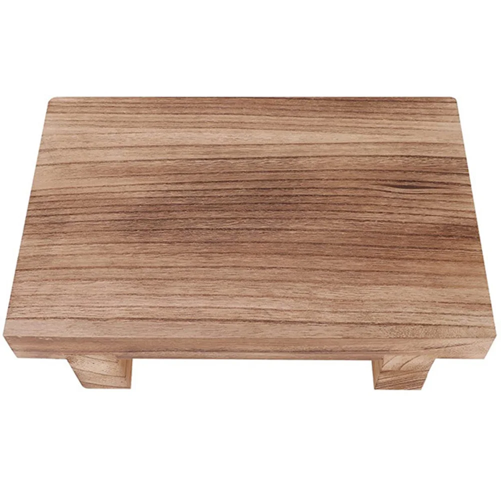 

Wood Step Stool Bedroom Bedside Footstool High Stepping Stools Stable Support Structure Home Furniture Wooden Stool