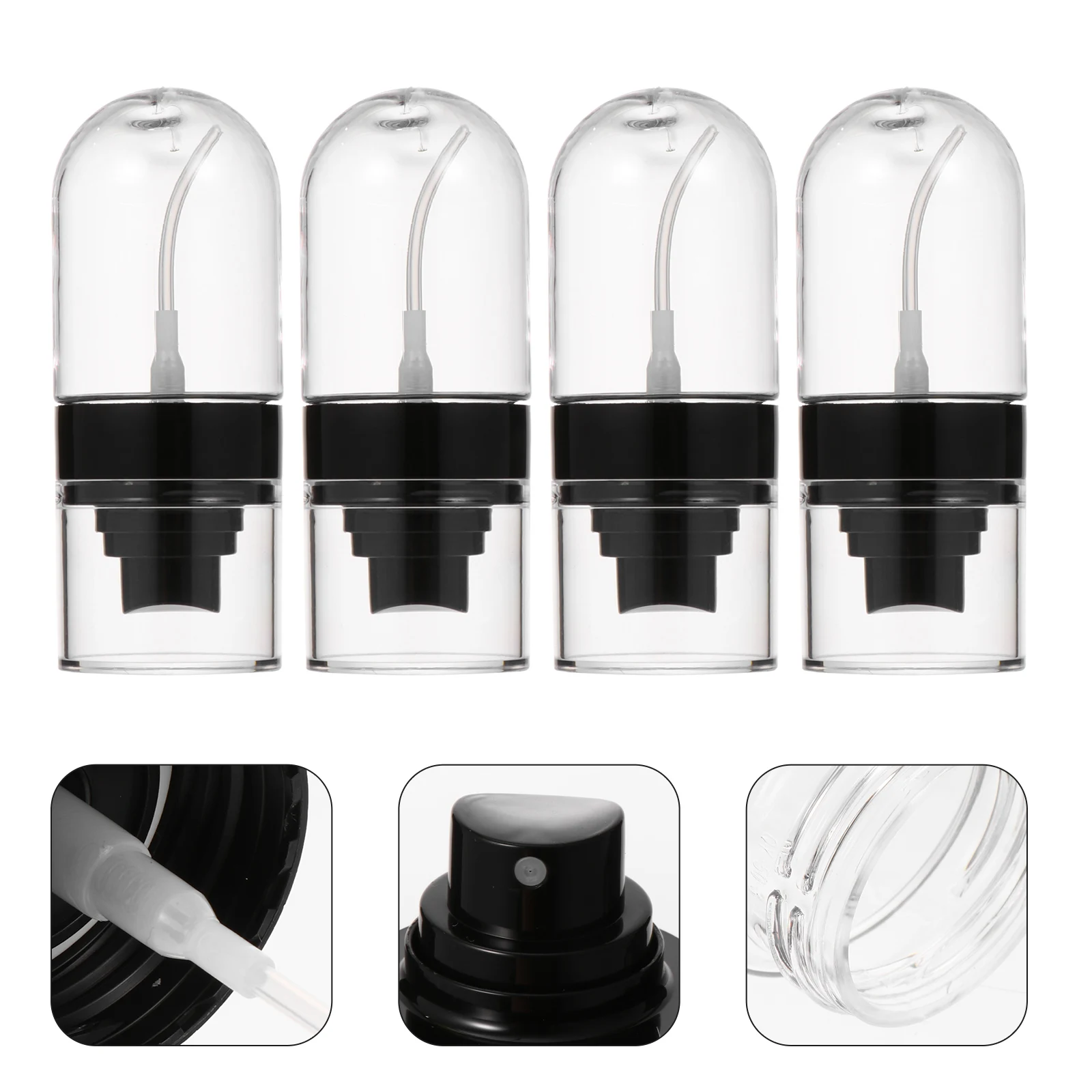 

4pcs Mini Spray Bottle PETG PP Fine Mist Portable Reusable Travel Size Water Perfume Liquid Dispenser Packaging Tool