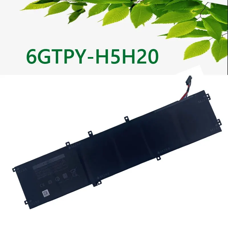 6GTPY H5H20 Laptop Battery For DELL XPS 15 9570 9560 7590 For DELL Precision 5520 5530 Series Notebook