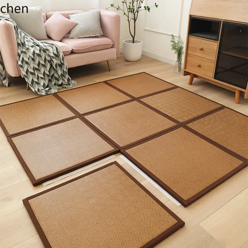 PYH Tatami  Rattan Carpet Bedroom Living Room Splicing Mat Foam Floor  Thick Crawling Mat