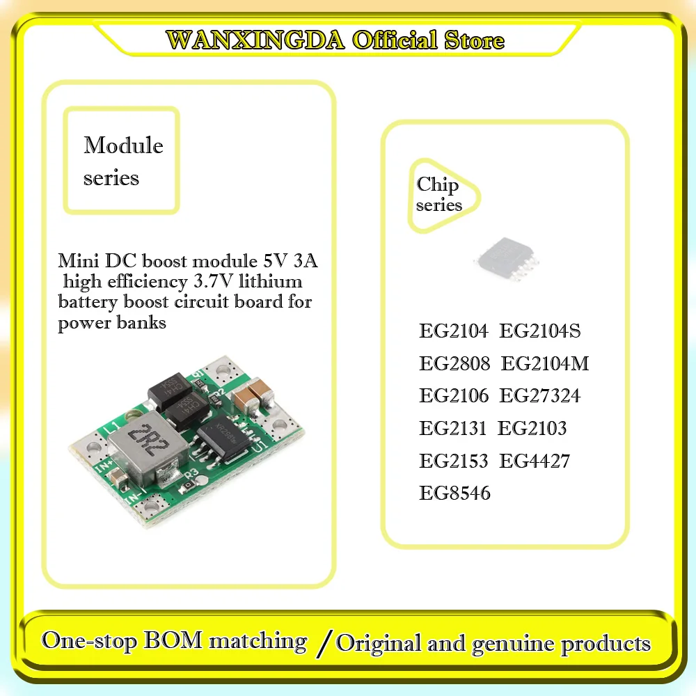 

EG2104 EG2104S EG2104M EG2808 EG27324 EG2106 EG2131 EG2103 EG2153 EG4427 EG8546 Mini DC boost module 5V3A Plastic phone case