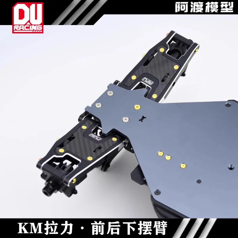 Coches Rc, aleación de aluminio 7075, Material, brazo oscilante de suspensión inferior delantera y trasera para KM 1/7 C3, accesorios de actualización de coche de Rally