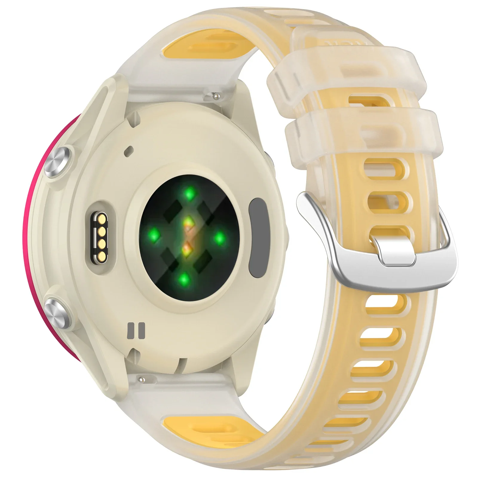 20/22 مللي متر حزام سيليكون شفاف ل Amazfit GTR/4/3/Pro/Active 2 سوار معصم رياضي Amazfit Balance 2-1/Bip 6 Garmin Active 5-6 #2