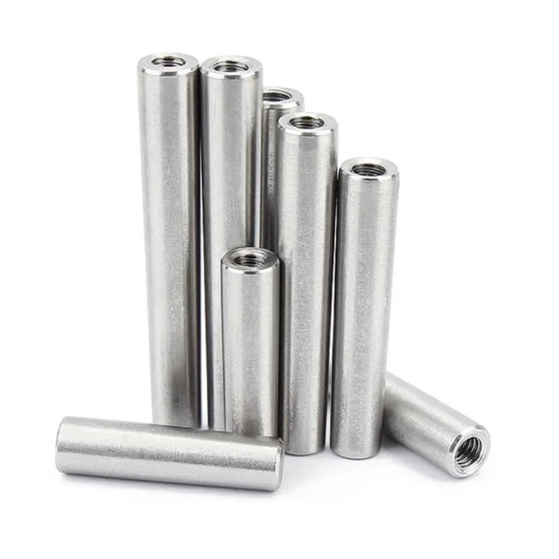 Tapered pin with internal thread, 304 stainless steel, GB118, ￠5￠6￠8￠10￠12￠16￠20, natural color, high precision, 1:50 taper pin.